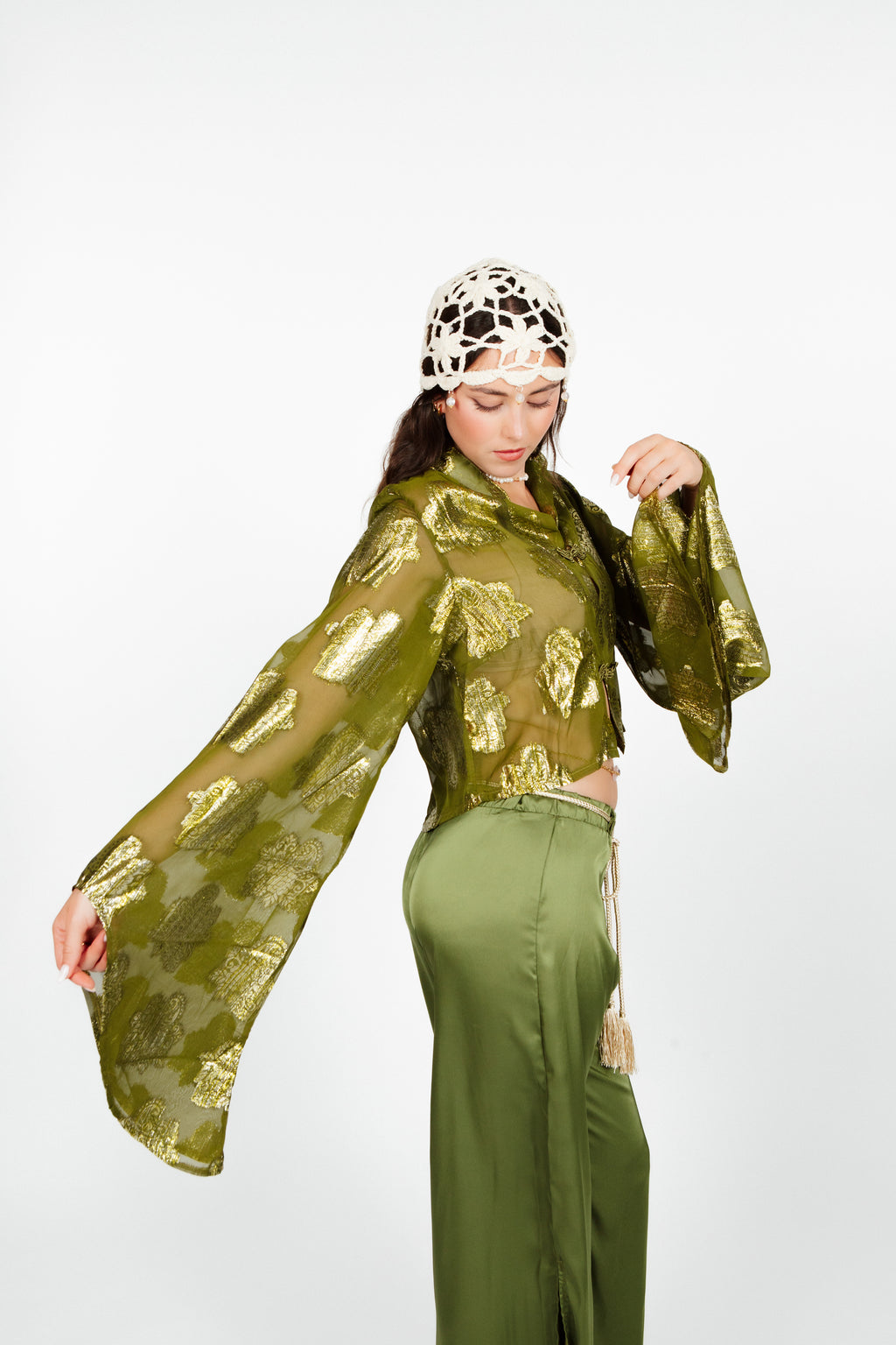 Olive Bloom Set - Olive Green