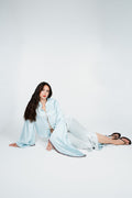 Sky Veil Set - Grey & Sky Blue