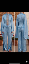 SATIN TWO SET